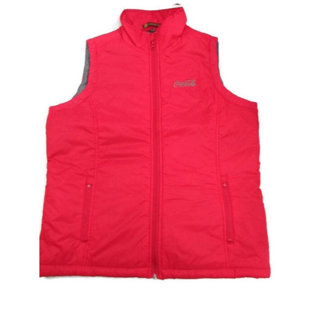 CocaCola Ladies Quilted Vest Medium Brand New